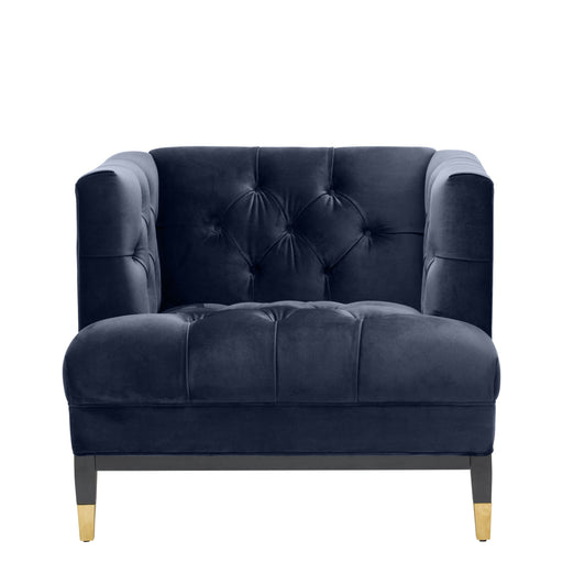 Savona midnight blue velvet