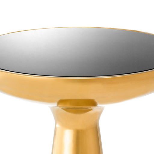 Stolik boczny Eichholtz Lindos low, złote wykończenie