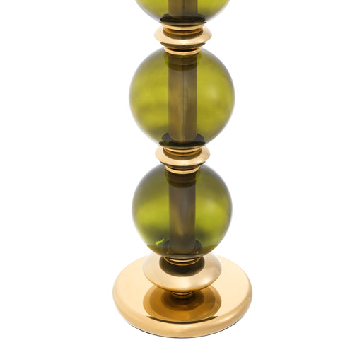 Lampa stołowa Eichholtz Fondoro, złote wykończenie, zawiera klosz