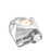 Świecznik na tealighty Eichholtz Lucidity, szkło kryształowe