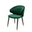 Krzesło stołowe Eichholz Volante, z podłokietnikiem, aksamit w kolorze roche dark green