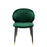 Krzesło stołowe Eichholz Volante, z podłokietnikiem, aksamit w kolorze roche dark green