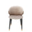 Krzesło stołowe Eichholtz Volante, z podłokietnikiem, aksamit w kolorze roche beige