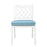 Krzesło stołowe Eichholtz Paladium, w kolorze outdoor white