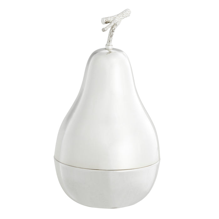 Szkatuła Eichholtz Pear, posrebrzana, zestaw 2 szt. (S+L)
