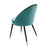 Krzesło stołowe Eichholtz Cooper, aksamit w kolorze roche turquoise, zestaw 2 szt.