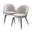 Krzesło stołowe Eichholtz Cooper, aksamit w kolorze roche light grey, zestaw 2 szt.