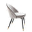 Krzesło stołowe Eichholtz Cooper, aksamit w kolorze roche light grey, zestaw 2 szt.