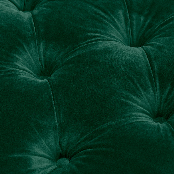 Fotel Eichholtz Castelle, aksamit w kolorze roche dark green