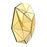 Lustro Eichholtz Topanga, złote szkło lustrzane, ø 100 cm
