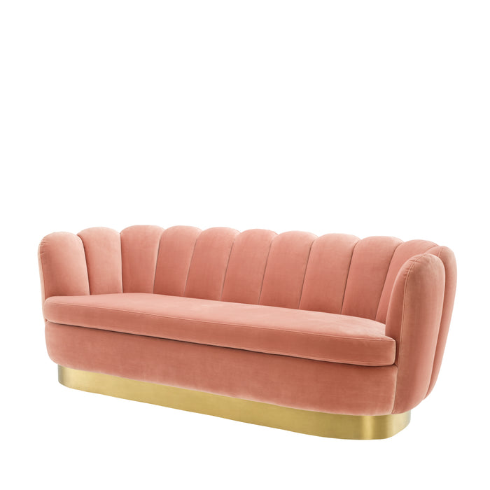 Sofa Eichholtz Mirage, w kolorze savona nude