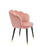 Krzesło stołowe Eichholtz Bristol, aksamit w kolorze savona nude