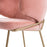 Krzesło stołowe Eichholtz Kinley, aksamit w kolorze savona nude