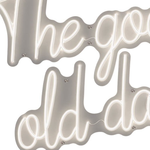 Napis LED The Good Old Days