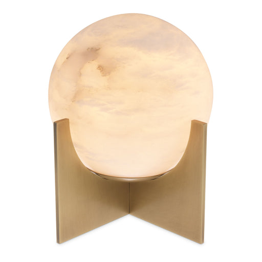 Lampa stołowa Eichholtz Scorpios S, alabastrowy klosz
