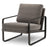 Fotel Eichholtz Douglas w tkaninie Abrasia grey brown