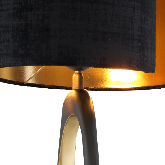 Lampa stołowa Eichholtz Kilian, antracytowe wykończenie