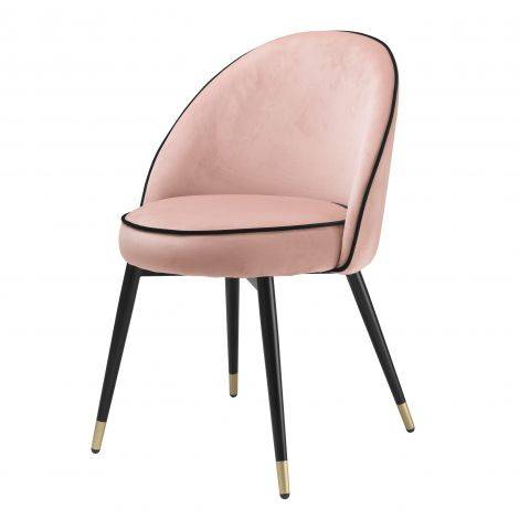 Krzesła Eichholtz Cooper, w kolorze pudrowego różu, zestaw 2 szt