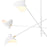 Żyrandol Eichholtz Meryll, w kolorze białym