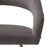 Krzesło do jadalni Eichholtz Bravo w tkaninie Savona grey velvet