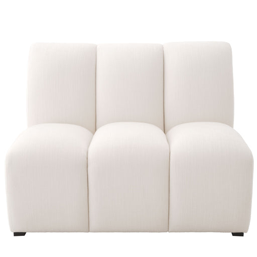 Segmentowa sofa Eichholtz Lando straight, w tkaninie Avalon white