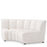 Segmentowa sofa Eichholtz Lando corner, w tkaninie Avalon white