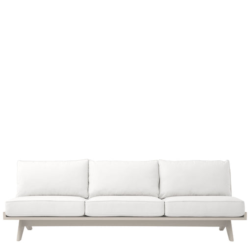 Sofa ogrodowa Eichholtz Lomax, piaskowe wykończenie