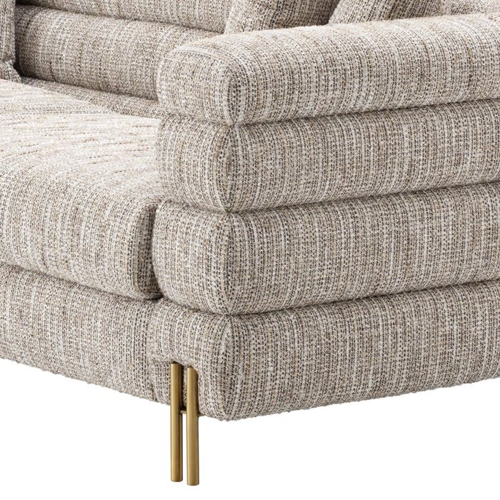 Sofa Eichholtz York, w kolorze Mademoiselle beige