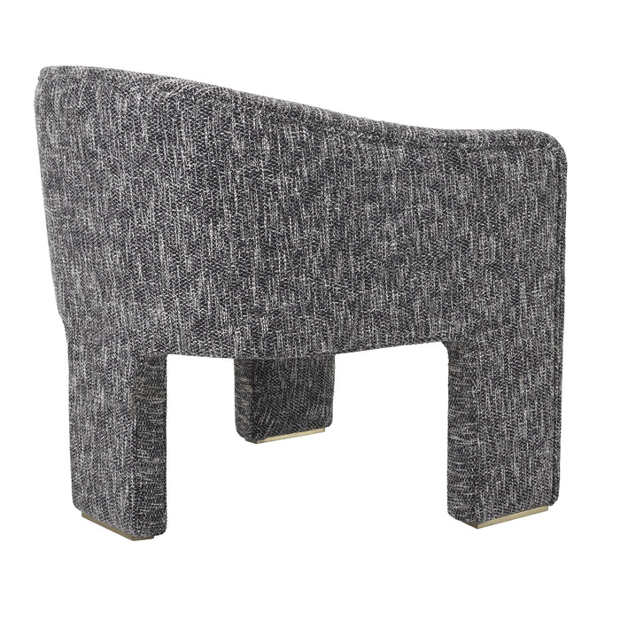 Krzesło Eichholtz Pebbles, w tkaninie Cambon black