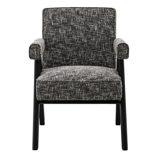 Krzesło jadalniane Eichholtz Greta w tkaninie Cambon black