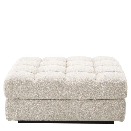 Segmentowa sofa Eichholtz Dean puf, w tkaninie Bouclé cream