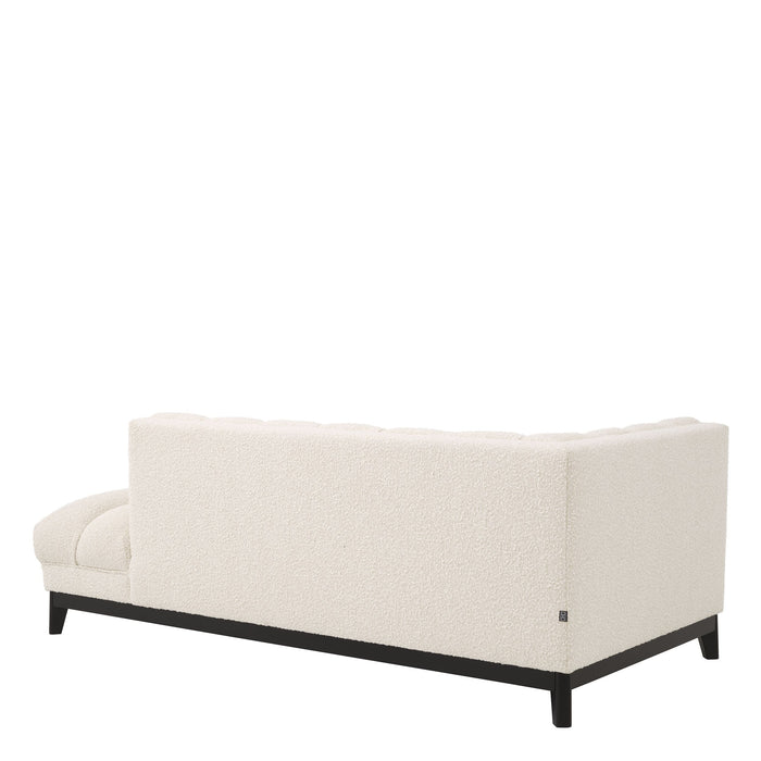 Sofa Eichholtz Ditmar lewa w tkaninie Bouclé cream