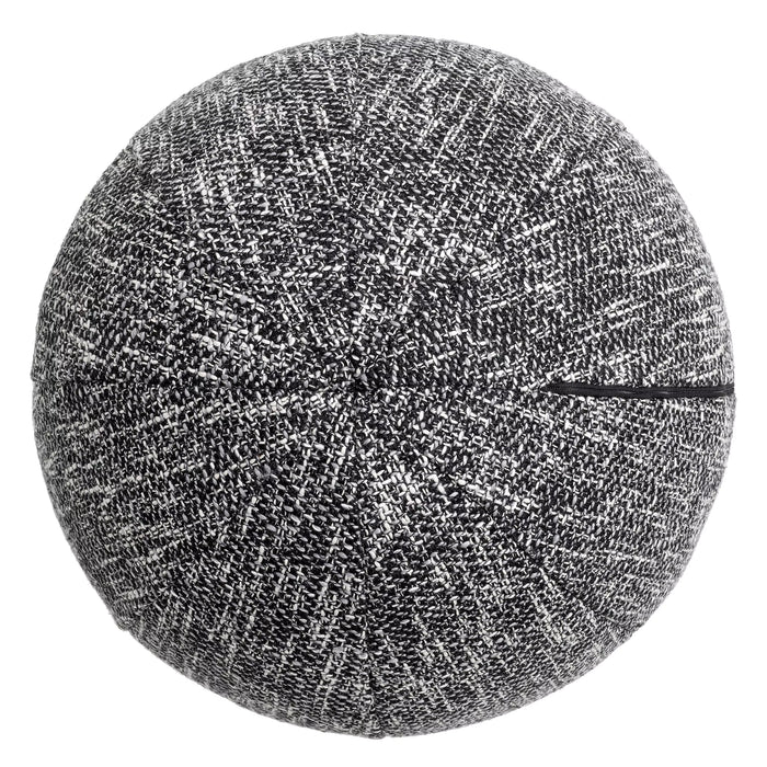 Okrągła poduszka Eichholtz Palla L w tkaninie Cambon black