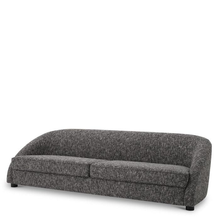 Sofa Eichholtz Cruz w tkaninie Cambon black