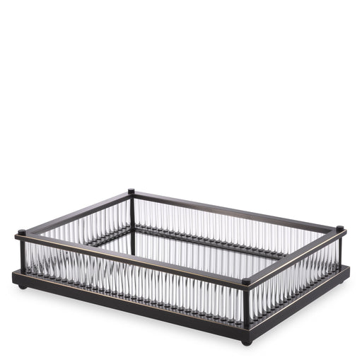 Taca prostokątna Eichholtz Cora wykończenie w brązie