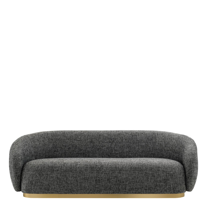 Sofa Eichholtz Brice w tkaninie Rocat black