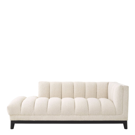 Sofa Eichholtz Ditmar prawa w tkaninie Bouclé cream