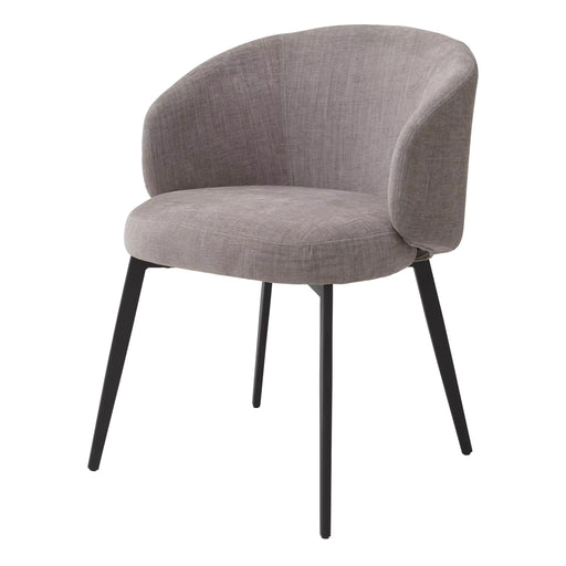 Krzesło do jadalni Eichholtz Lloyd set 2 szt w tkaninie Sisley grey