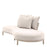 Sofa lewa Eichholtz Laguno w tkaninie Lewis off-white/grey