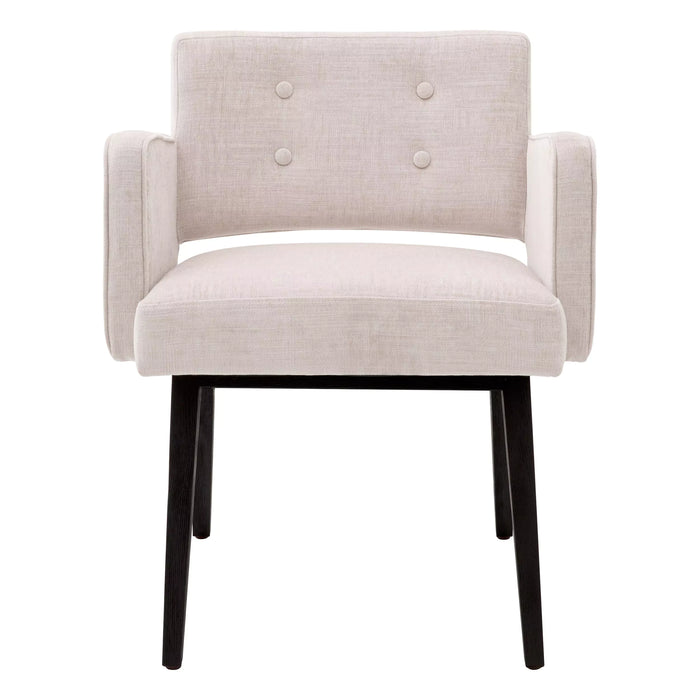 Krzesło do jadalni Eichholtz Locarno w tkaninie Sisley beige