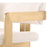 Krzesło Eichholtz Donato w tkaninie bouclé cream
