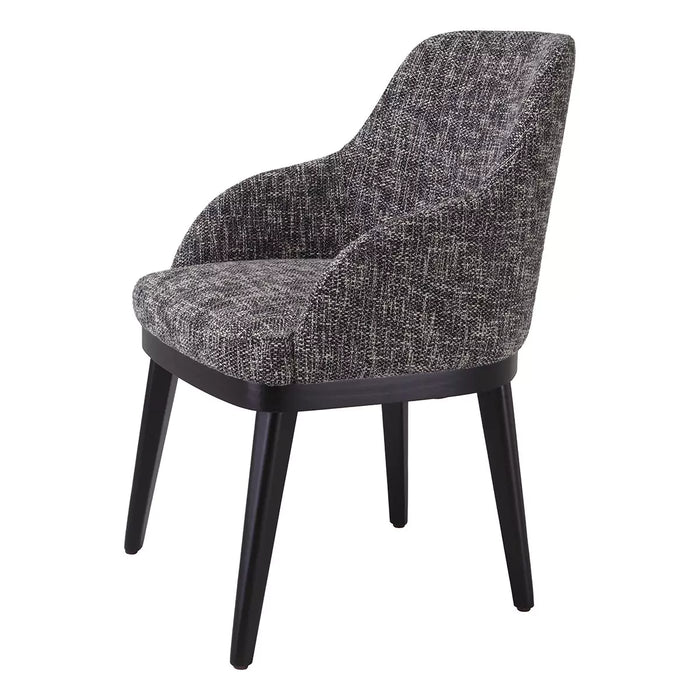 Krzesło do jadalni Eichholtz Costa w tkaninie Cambon black