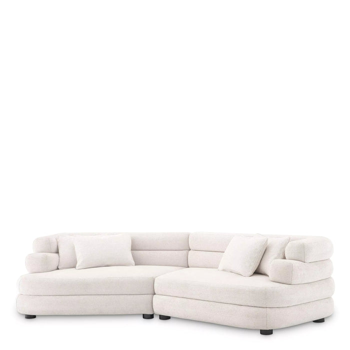 Sofa Eichholtz Malaga L w tkaninie Lyssa off-white