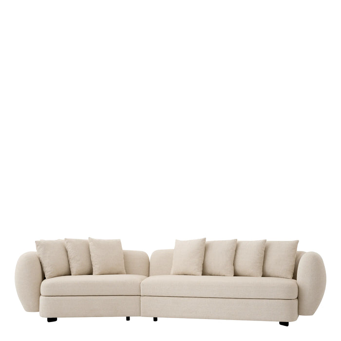 Sofa Eichholtz Sidney w tkaninie Nuoro beige