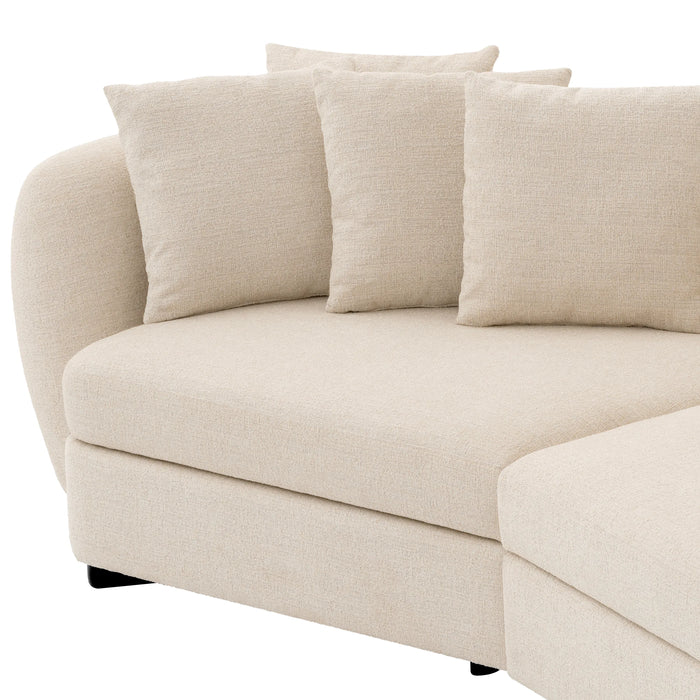 Sofa Eichholtz Sidney w tkaninie Nuoro beige