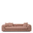 Sofa Eichholtz Piccadilly w tkaninie Bouclé vintage pink