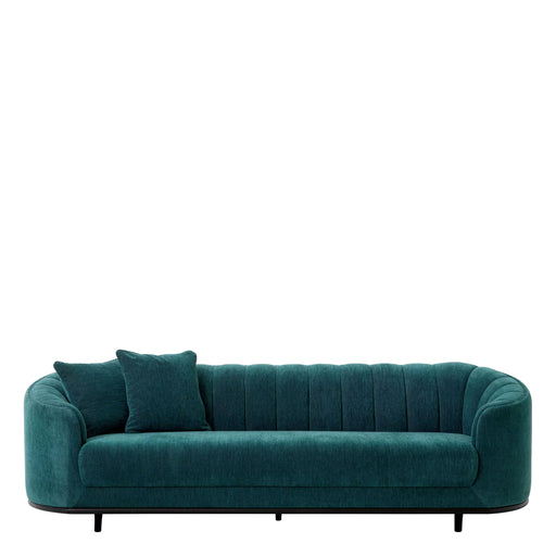Sofa Eichholtz Agostino w tkaninie Pavililon sea green