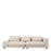 Sofa Eichholtz Di Angelo w tkaninie Nuoro beige