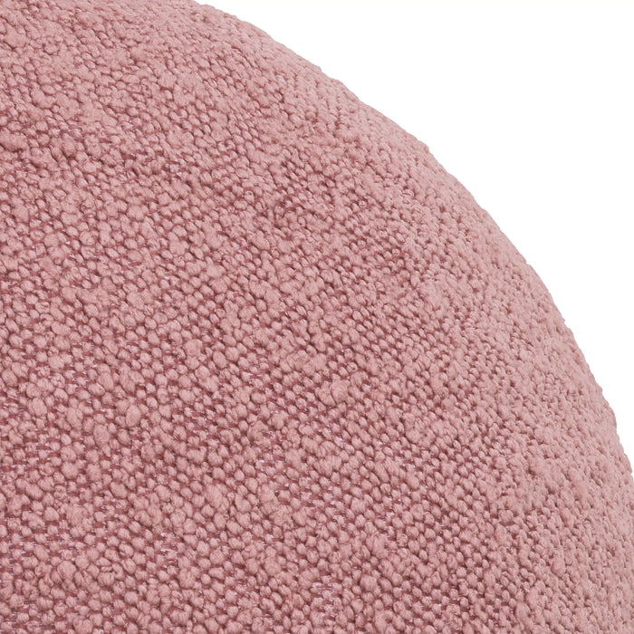 Okrągła poduszka Eichholtz Palla L w tkaninie Bouclé rose