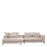 Sofa lewa Eichholtz Moderno S w tkaninie Aveiro sand